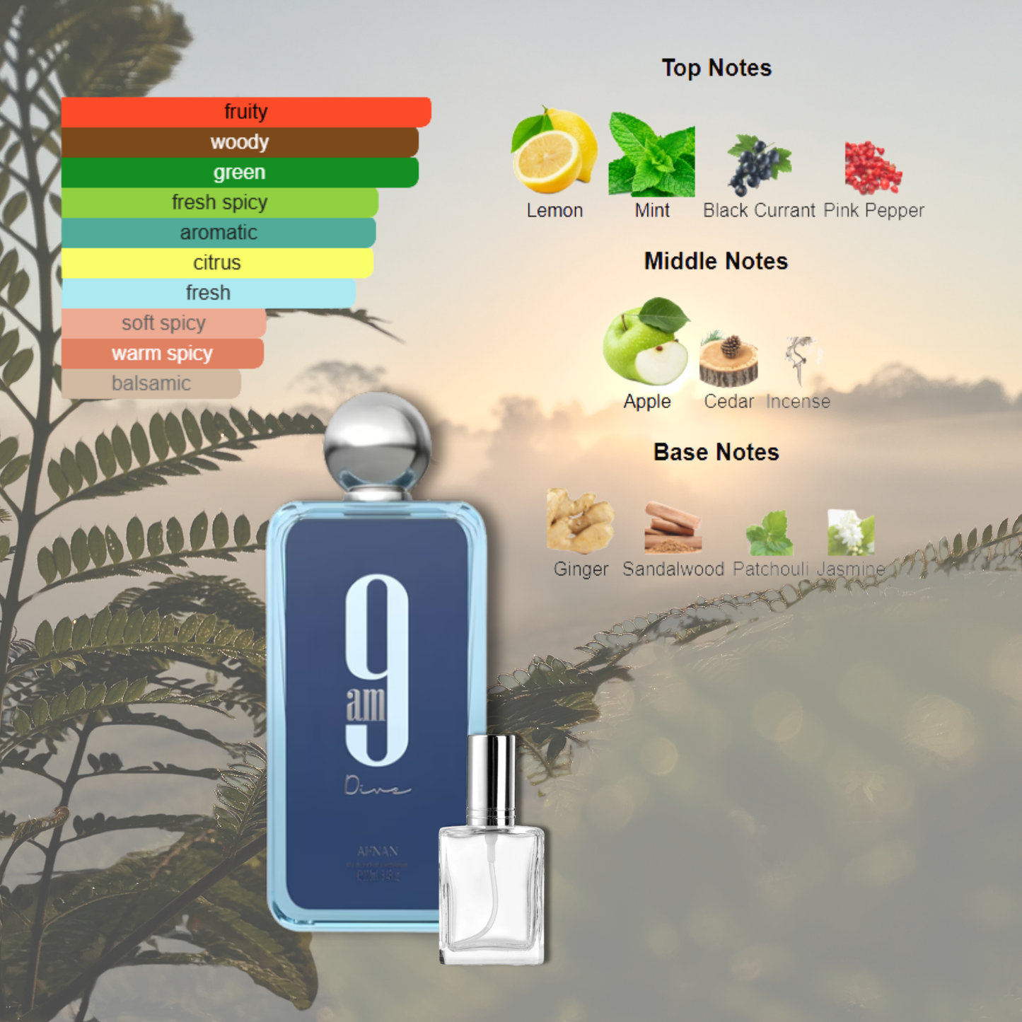 Afnan 9 am Dive Decant by King of Clones