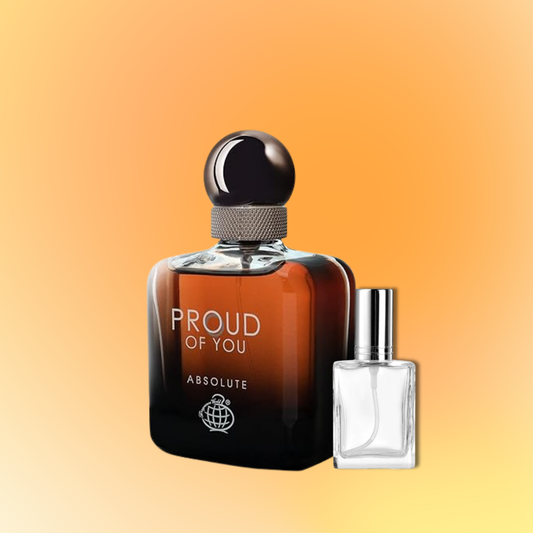 Proud of You Absolute by Fragrance World Decant by King of Clones