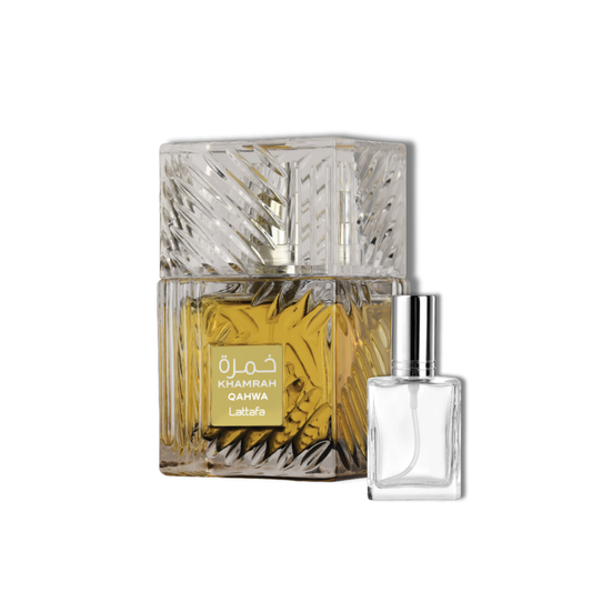 Authentic Khamrah Qahwa by Lattafa Genuine Decanting by King of Clones
