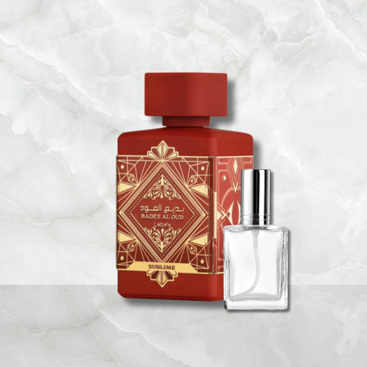Authentic Bade'e Al Oud Sublime by Lattafa Genuine Decanting by King of Clones