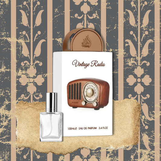 Authentic Vintage Radio By Lattafa Genuine Decant by King of Clones